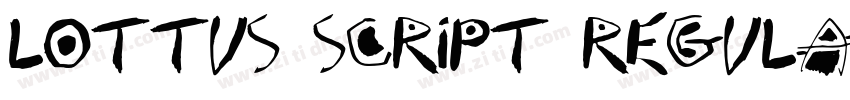 Lottus Script Regula字体转换